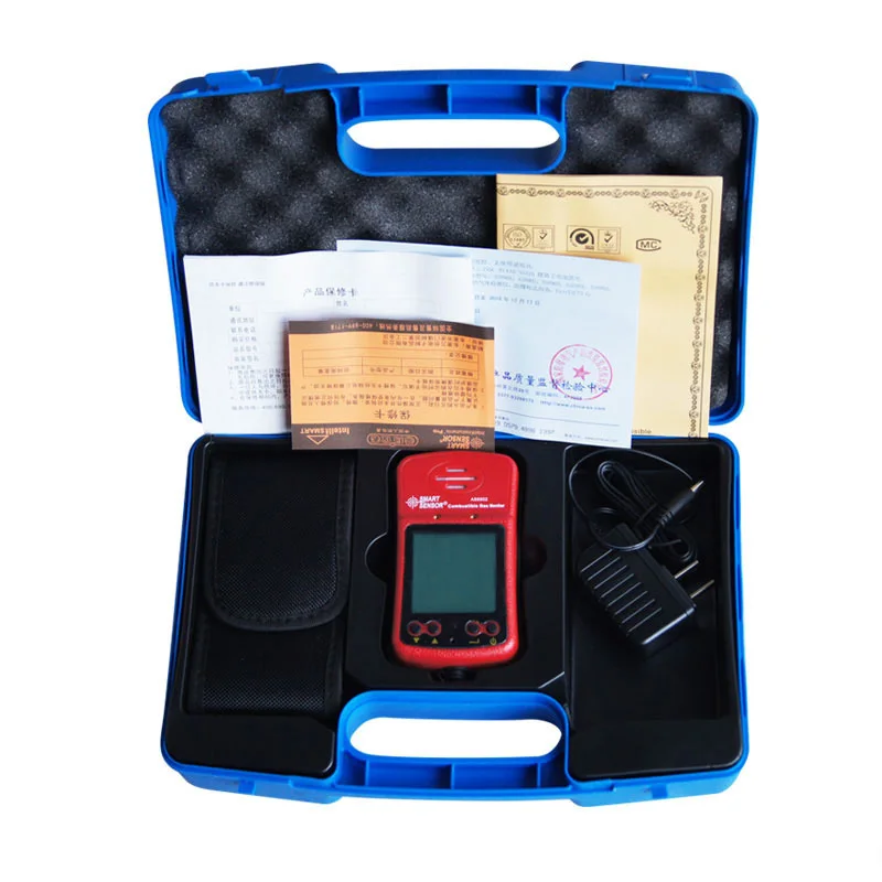 AS8902 Portable Combustible gas leak detection detector Smart Sensor 0-100% LEL Sound Light Alarm | Инструменты