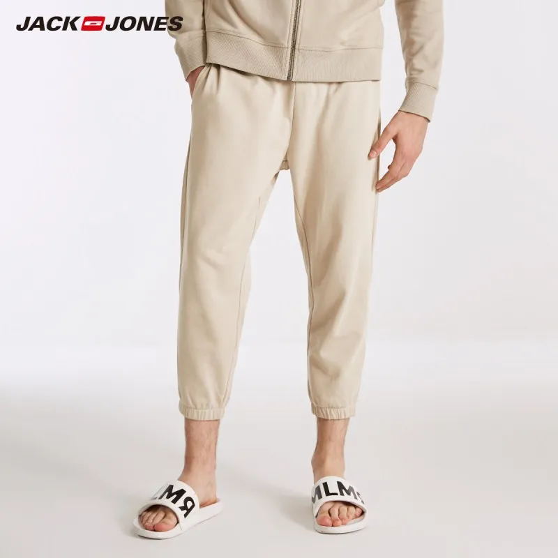Мужские повседневные штаны JackJones 100% хлопок с завязками для сна мужские пижамы E |