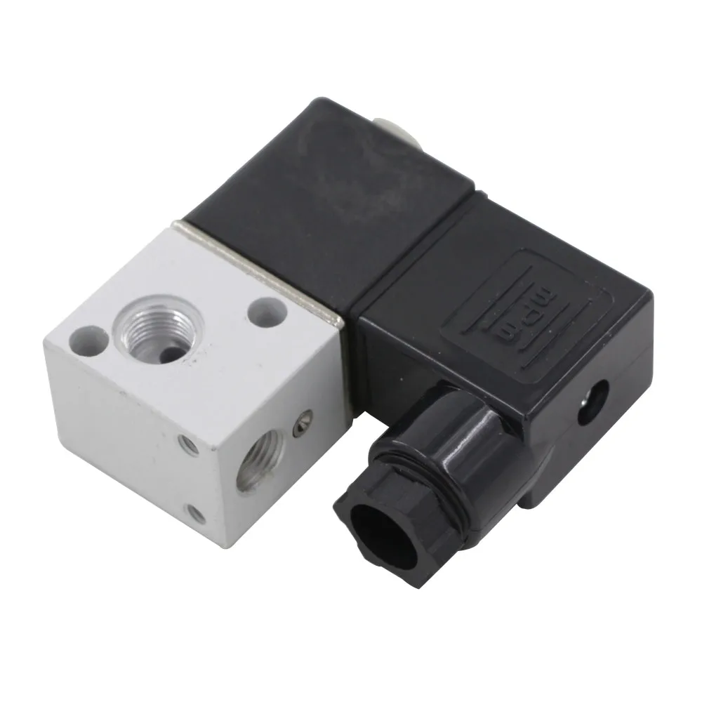 Пневматический клапан 3V1 06 AC 110 3 порта 2 Pos 1/8 &quotBSP нормально закрытый соленоидный
