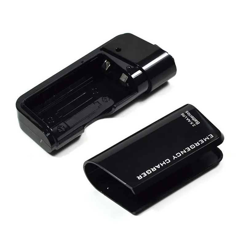 Фото Портативное аварийное зарядное устройство USB с двойной батареей AA-Новинка №2