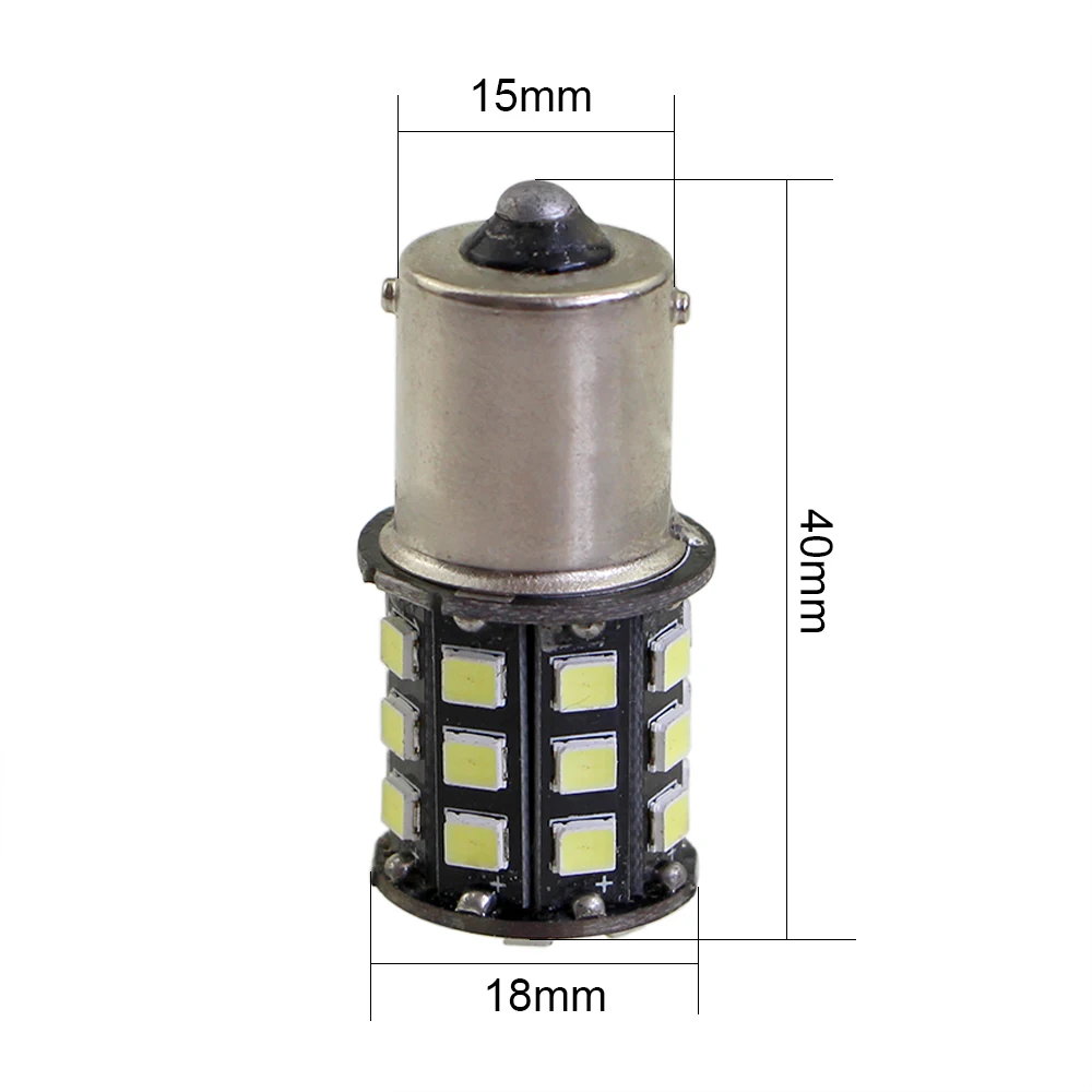 KEIN 2 шт. ba15s 1156 led bay15d 1157 p21w p21/5w 33smd 2835 светодиодные задние фонари тормоза DRL