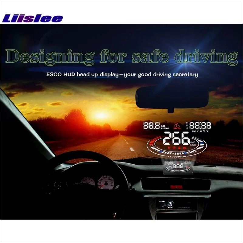 Car HUD Head Up Display For Mercedes Benz GLA Class X156 AUTO Electonic HUD OBD Screen Projector Refkecting Windshie