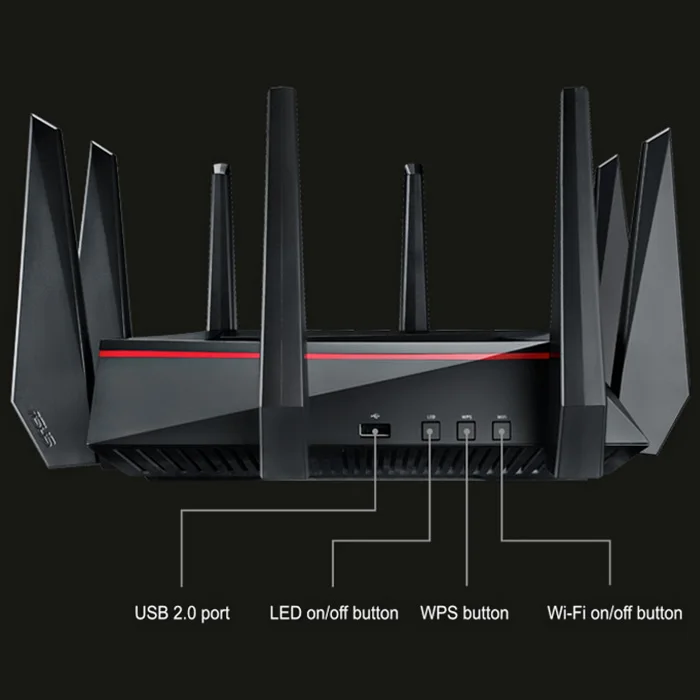 Оригинальный ASUS RT-AC5300 5334 Мбит/с Беспроводной маршрутизатор AC5300 трехдиапазонный