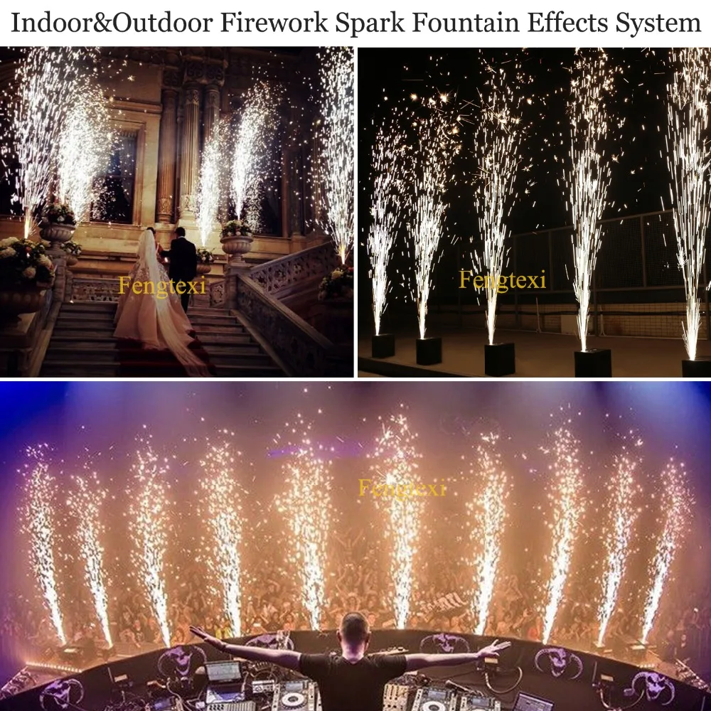 2pieces Cold Sparklers Indoor Fountain Sliver Fireworks Sparkular FX Simulator Machine with 20bags Free Ti Metal Fountain Powder
2pieces Cold Sparklers Indoor Fountain Sliver Fireworks Sparkular FX Simulator Machine with 20bags Free Ti Metal Fountain Powder
