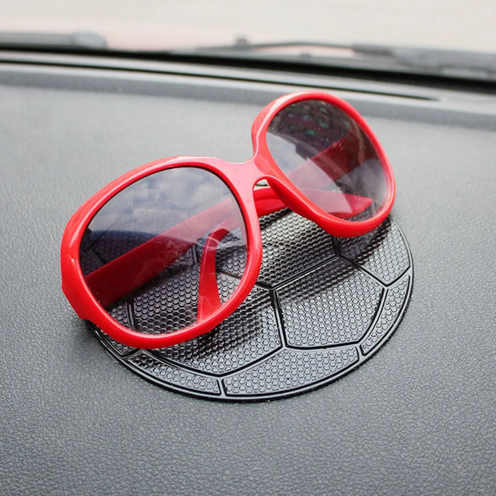 Interior Car Football Shape Anti-Slip Sticky Pad Mat for Phone Silicone Holder |