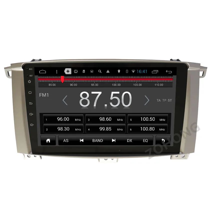 Octa 8 ядро 2.5D PIP Android 9,0 Автомобильный мультимедийный плеер для Toyota Land cruiser 100 GX усилительный насос LC100 Авто Радио dvd плеер Автомобильный навигатор