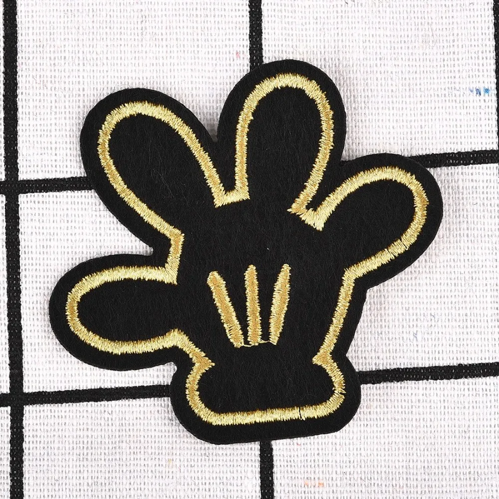 12 шт./компл. золотой нитью заплаты вышивки для Костюмы пришить ткань наклейки
