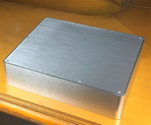 BZ3809H silver Full Aluminum Enclosure / mini AMP case/ Preamp box/ PSU chassis
