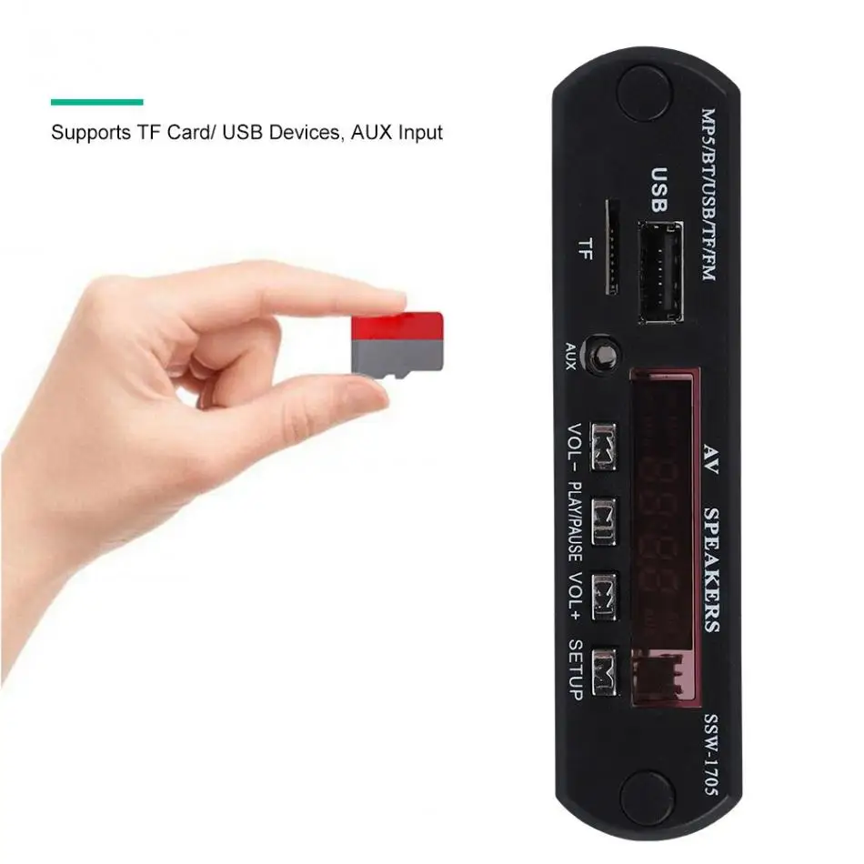 1280*720 HD MP5 плеер SSD стерео Bluetooth 4,2 MP5 плеер с FM/AUX вход/Spp пульт дистанционного управления Поддержка приложения