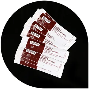 Новинка, 50 шт., татуировка от Cicatriz Fougera, уход за татуировками, восстановление Creme Vitamine A + D, мазь, Перманентный ремонт, принадлежности для татуировок