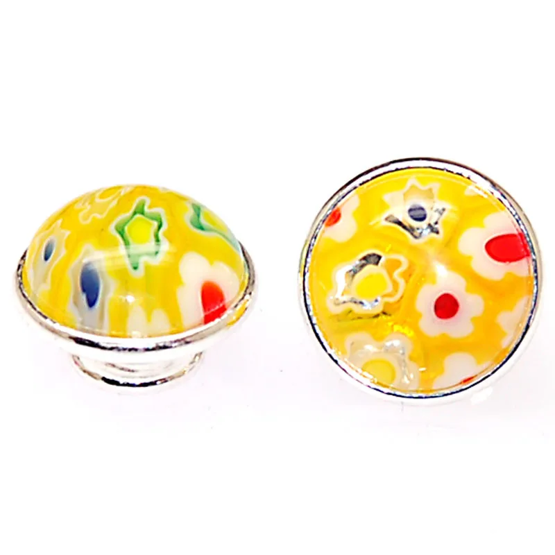 Муранское Стекло millefiori jewelpops подходит для DIY Браслеты, ожерелье, кольцо, 925 серебряное покрытие для diy ювелирных изделий