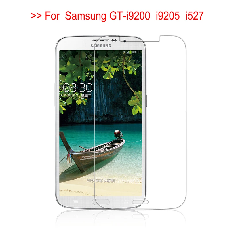 GT-i9200 i9205 i527 L600 защитная пленка из закаленного стекла 9H с закругленными краями