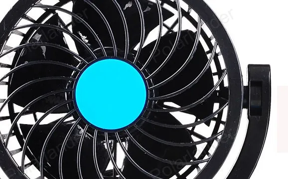 12 В 15 Вт мини-автомобиль вентилятор низкая Шум авто холодный air ventiladores Para vehiculos 360