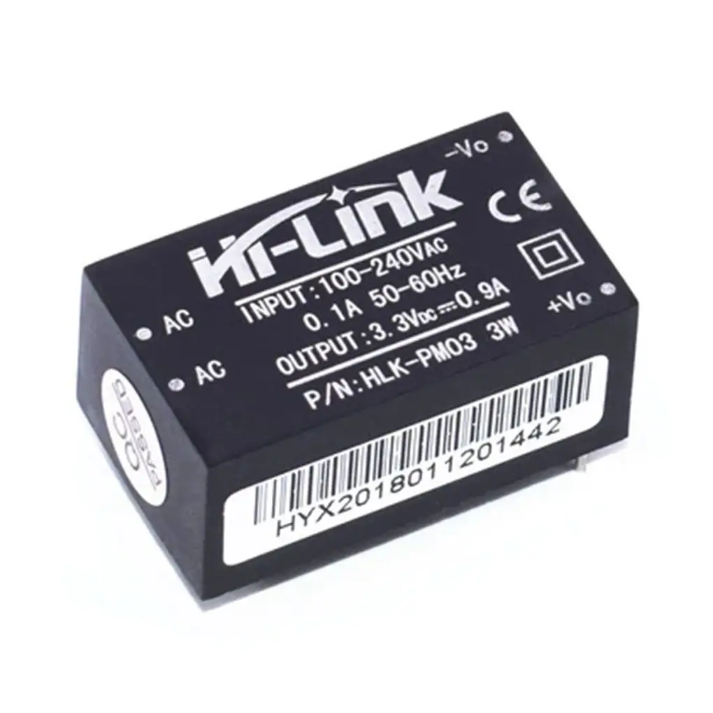 HLK-PM01 HLK-PM03 HLK-PM12 мини Питание модуль интеллигентая(ый) бытовой выключатель Мощность модуль AC-DC 220 В до 5 В/3,3 В/12 В
