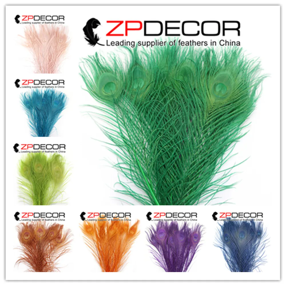 ZPDECOR 100 шт./лот 25-30 см (10-12 дюймов) ручной выбор премиум качества смешанные цвета