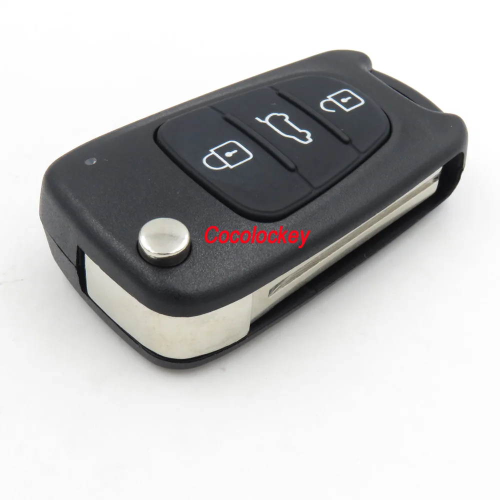 25 шт./лот новый дизайн необработанное лезвие для Kia K2 K5 HYUNDAI I20 I30 3 кнопочный