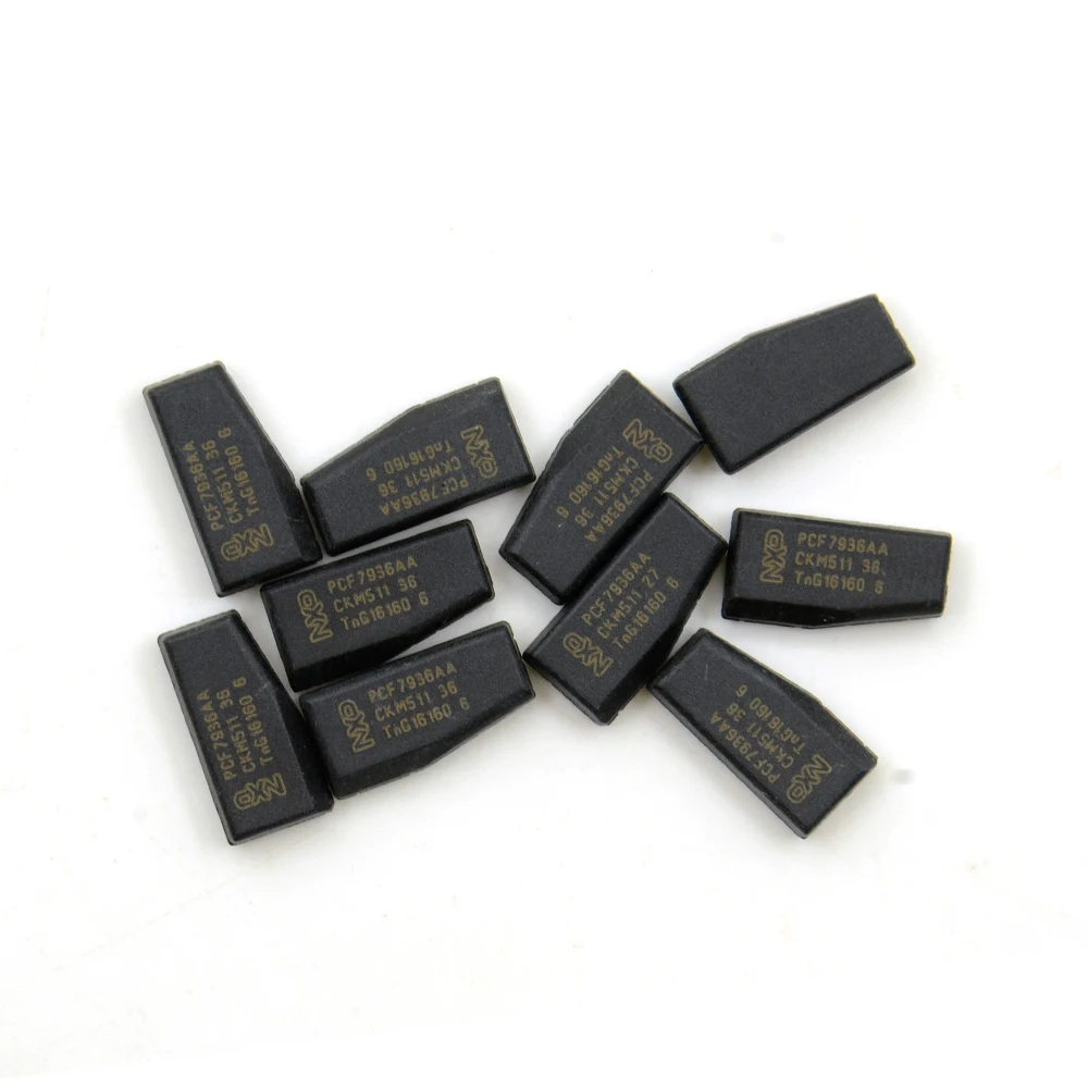 10pcs/lot Car key transponder Blank PCF7936AA chip can replace Original 7936AS Programming Copy Replace lost |
