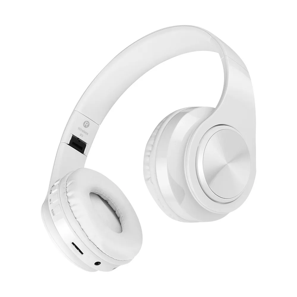 Беспроводные наушники VOBERRY, гарнитура Bluetooth 4,1, регулируемые складывающиеся наушники с микрофоном для ПК, мобильного телефона, Mp3 DD CT