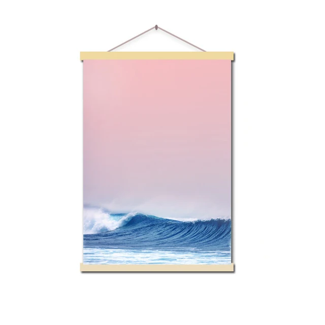 Framed Картина на холсте, пляжный корабль, морская стена, искусство, скандинавские плакаты и принты, ананас, украшение дома, картины для гостиной - Цвет: Framed