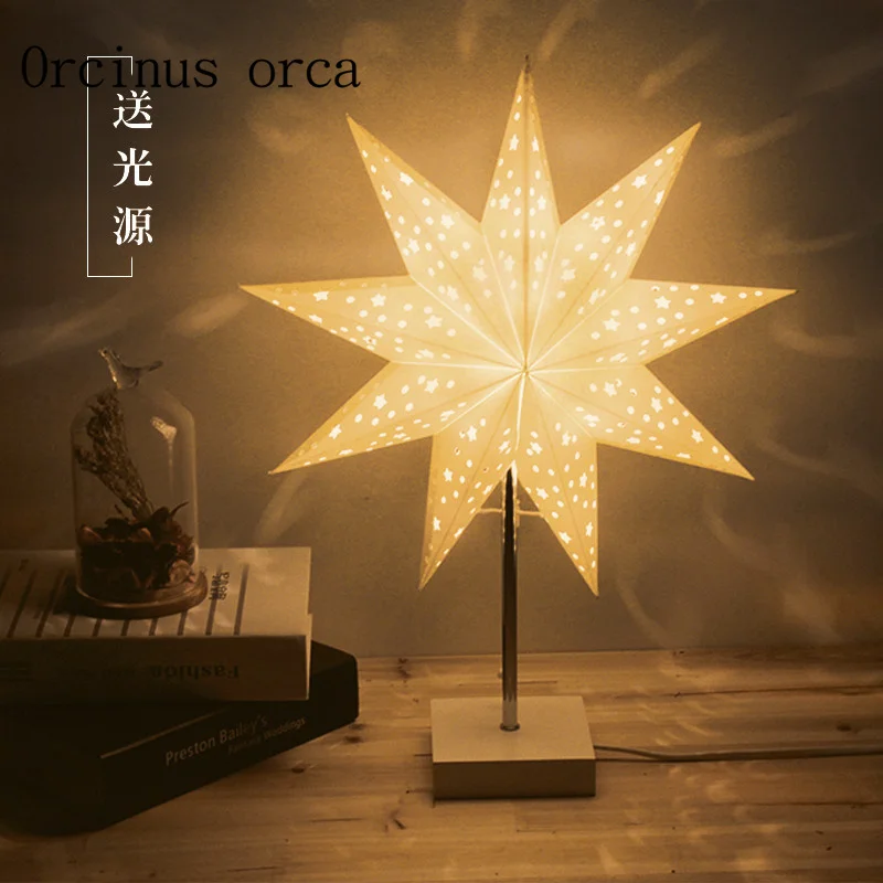

Simple Nordic desk lamp bedroom bed creative fashion decoration energy saving lamp
