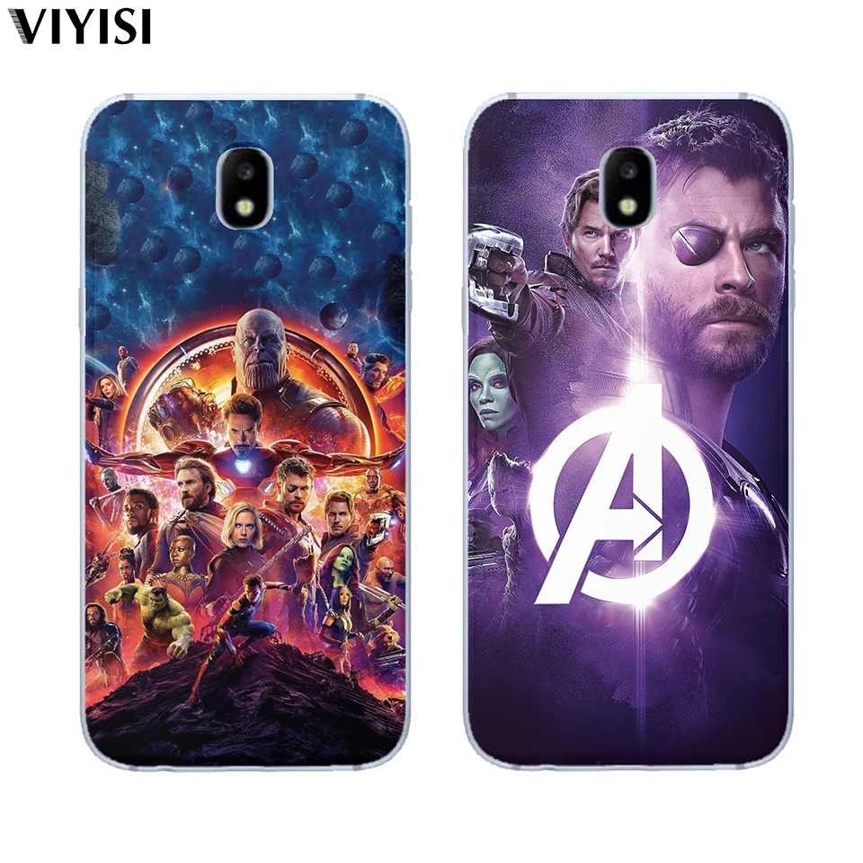 Marvel Phone Case For Samsung Galaxy s8 S9 Plus S6 S7 S10 Lite Note 8 9 Luxury Iron Man Captain America Soft silicone TPU Cover |