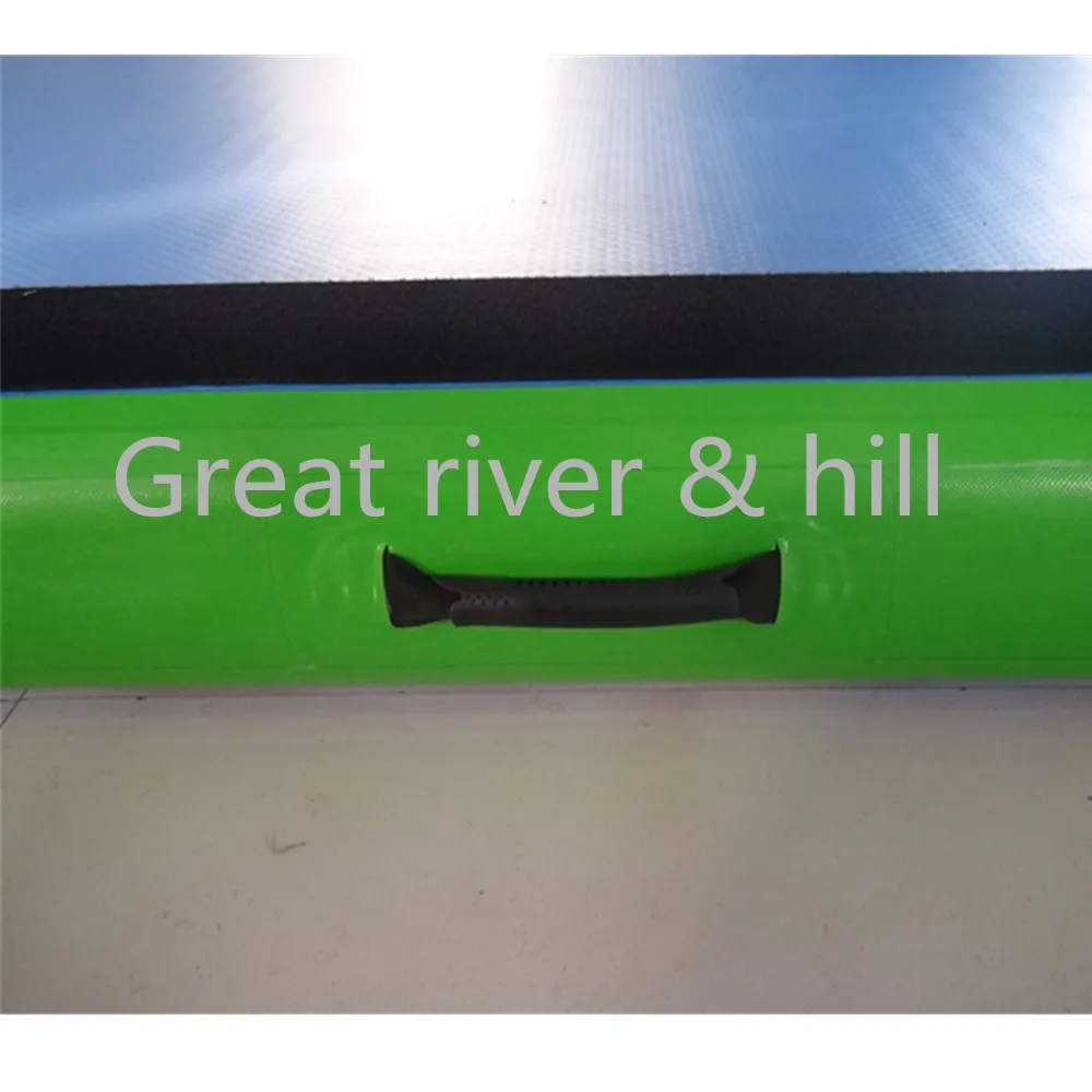 구매 공기주입 에어 트랙 운동 매트 7m X 2m X 20cm, 공기주입식 체조 매트 놀이터 장비 저렴한 가격