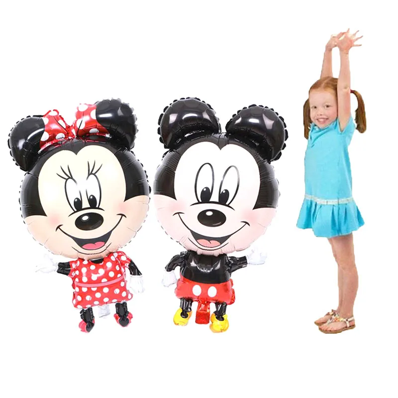 KAMMIZAD воздушные шары в форме Микки Минни большой размер 2 шт./лот алюминиевая