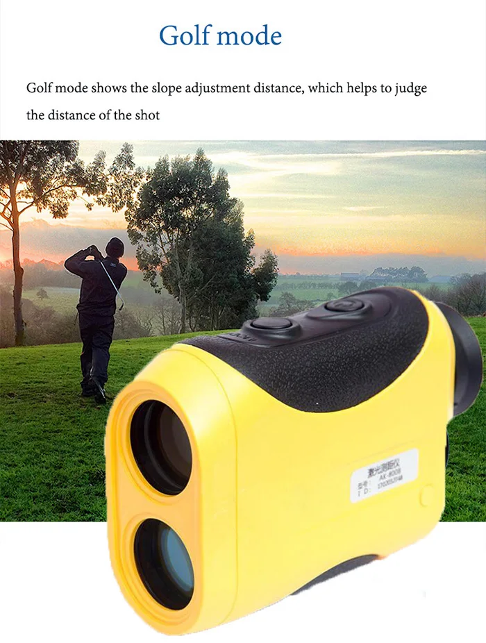 Лазерный измеритель расстояния телескоп лазерный дальномер 6X 800 м измерительная