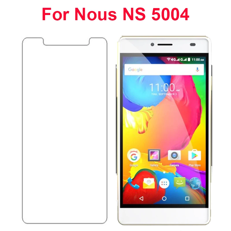 Закаленное стекло для Nous NS 5004 защита экрана 9H 2.5D защитный чехол телефона Защитное