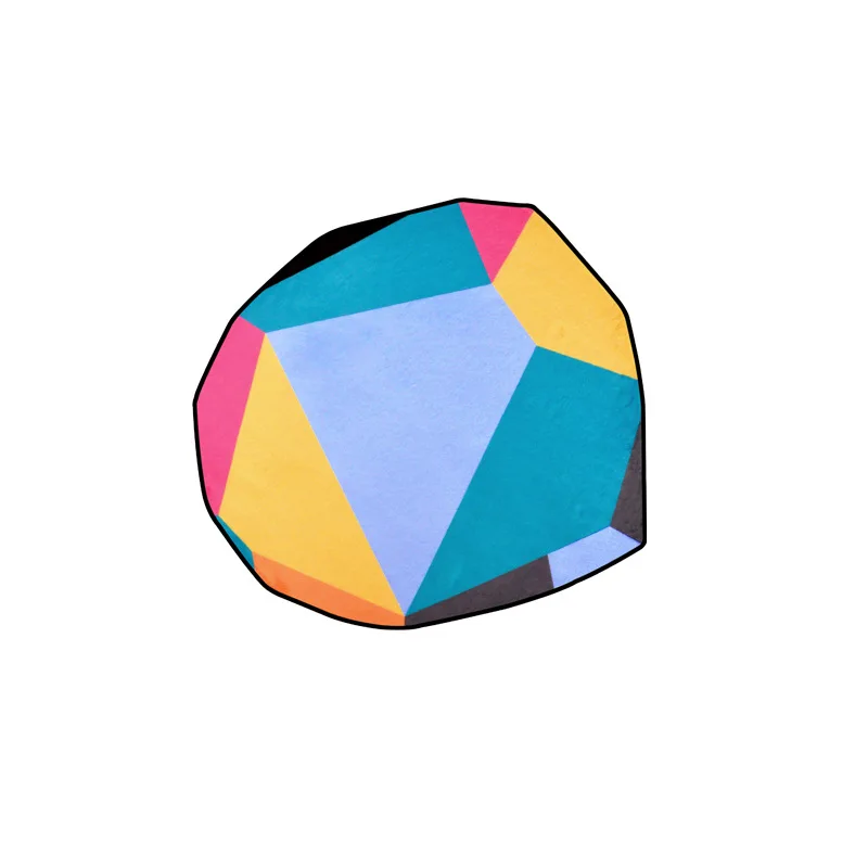 Shaped diamond rug modern short fluff carpet home bedroom bedside entrance elevator floor mat sofa coffee table anti slip | Дом и сад