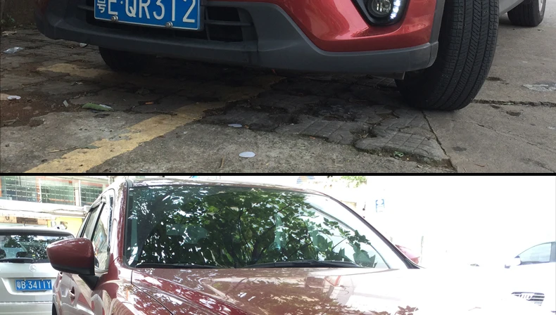 Lsrtw2017 светодиодный Автомобильные фары дневного света для mazda CX-5 2012 2013 1st поколения