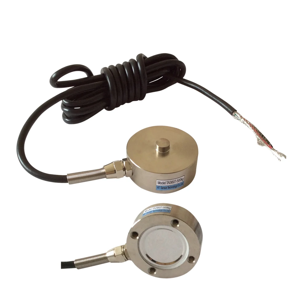 1000 кг 1 тонна Кнопочная нагрузка большой емкости для измерения силы сжатия TAS607|cell