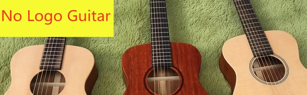 no logo guitar only 3" Туристическая Акустическая гитара для малышей, мини акустическая электрогитара Coldplay, 34 дюйма, электрическая акустическая гитара - Цвет: no logo guitar only