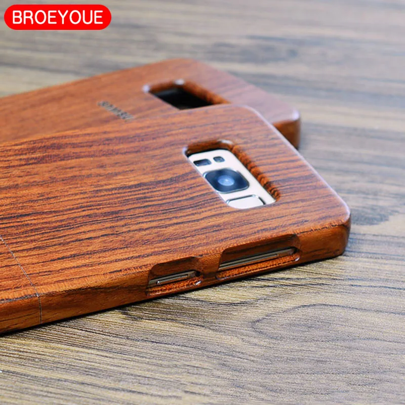 Чехол BOREYOUE для samsung Galaxy S5 S6 S7 S8 S9 Edge Plus бамбуковый резной Дизайн Деревянный чехол s для samsung Galaxy Note 3 4 5 8 чехол