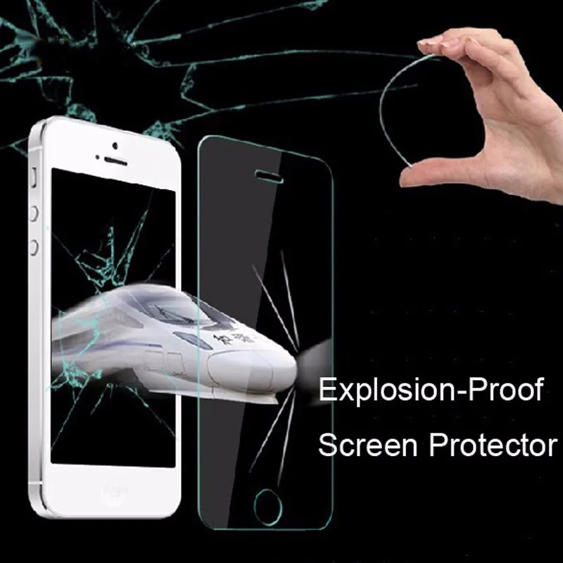 1000 шт./лот 0 26 мм 2.5D Закаленное стекло для iphone X 8 8plus 7 6 5 Galaxy S7 S6 Note Защита экрана с