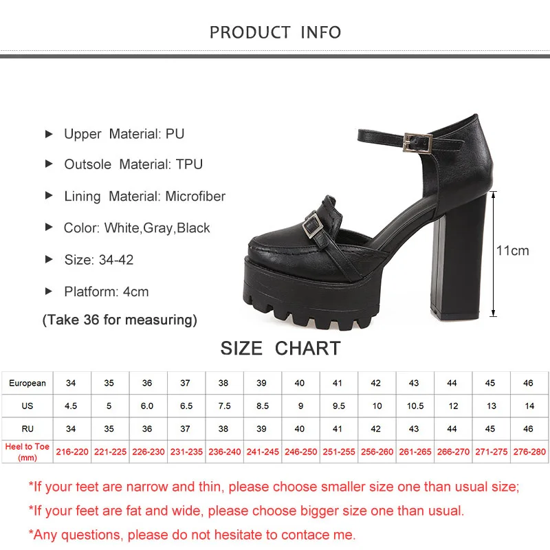 Женские босоножки на высоком квадратном каблуке черные или белые с круглым
