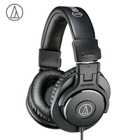 original audio technica ath m30x professional monitor headphones closed back dynamic over ear headsets hifi foldable earphones