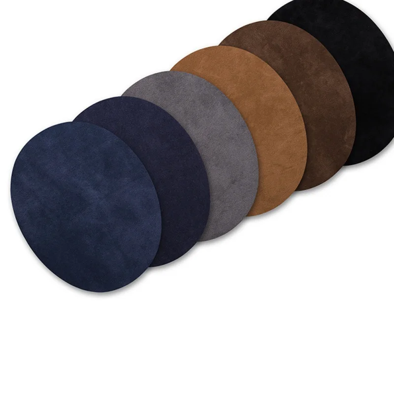 Hot 2PCS Suede Fabric Elbow Patches For Suit Jacket Sweater Oval Decoration DIY Repair Patch Sewing Supplies | Дом и сад