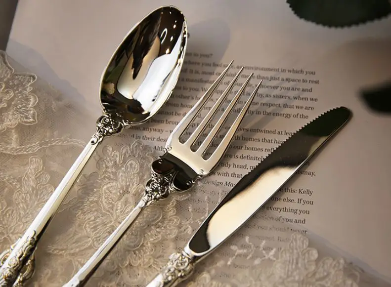 10 шт./набор столовые приборы в западном стиле | Дом и сад