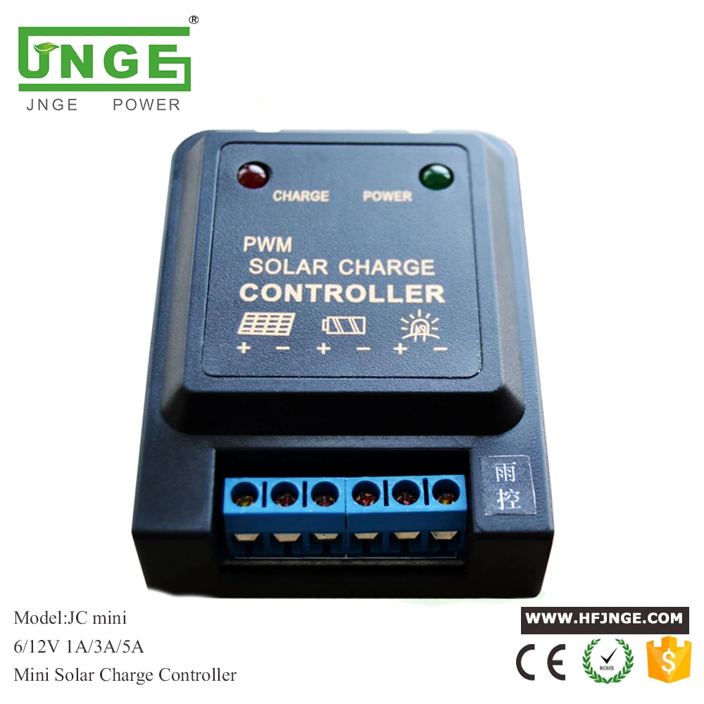 JNGE POWER Smart 3А 6 в 12 В мини солнечная панель светодиодный контроллер уличного