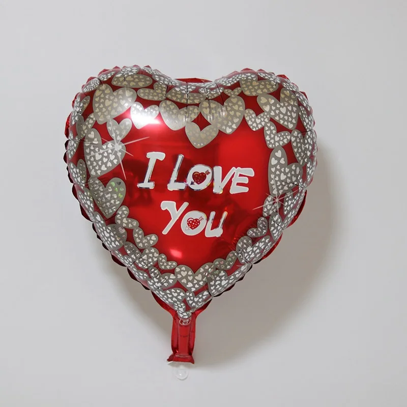 Новый 18 дюймов я люблю тебя красный любящее сердце свадебный воздушный шар День