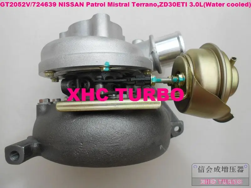 Новый турбокомпрессор GT2052V 724639-5006s 705954 для NISSAN Mistral Patrol Terrano ZD30DTI/ETI 3.0L 160HP (вода +