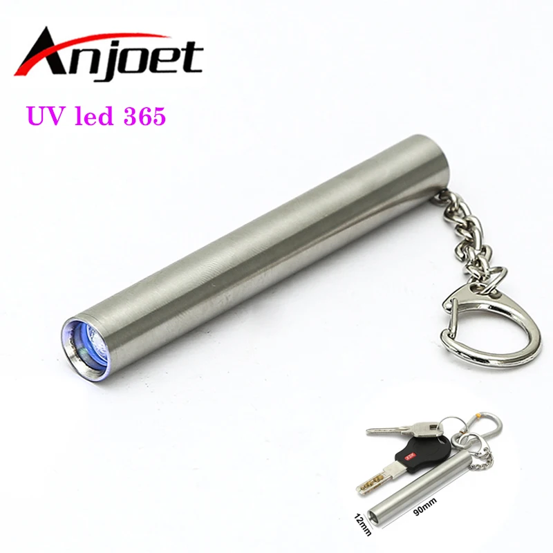 Anjoet Светодиодный УФ 365nm вспышки светильник фиолетового цвета с украшением из