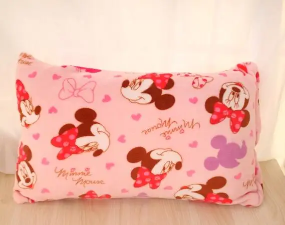 Pillowslip IVYYE 1 шт. бантом Минни аниме одеяло плюшевые бархатные теплые украшения мягкая кровать домашние подушки пледы диван s унисекс подарки - Цвет: Pillowslip