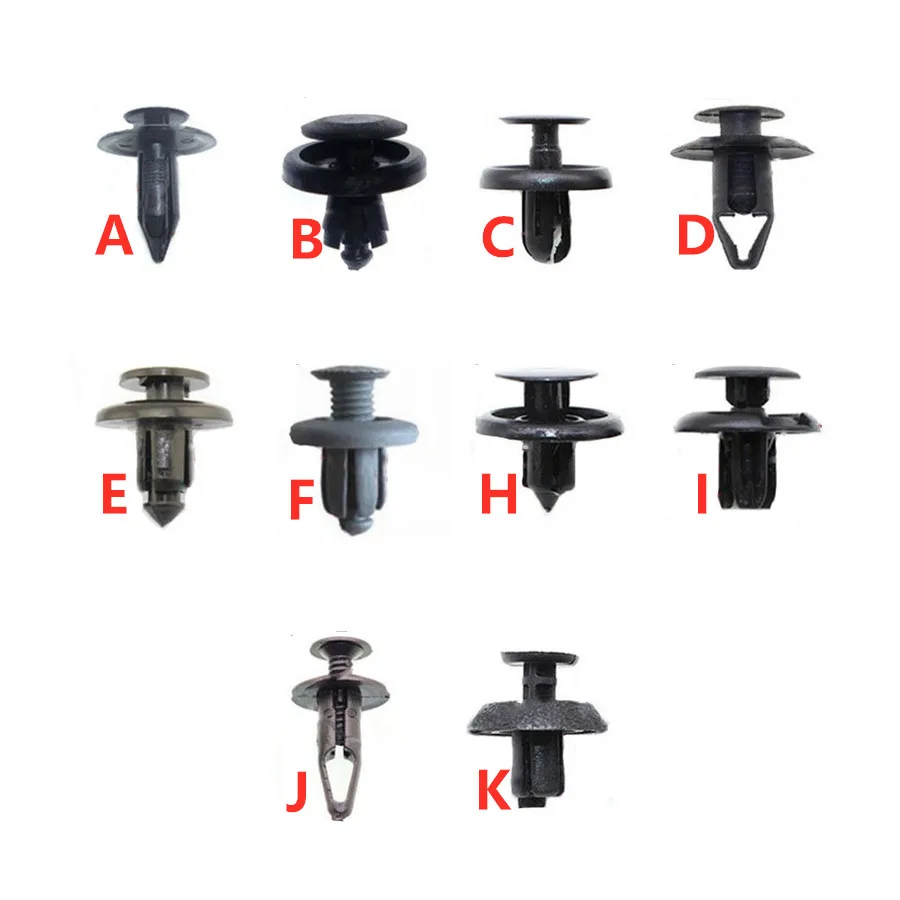 100 шт. пластиковые автомобильные зажимы для бампера | Автомобили и мотоциклы