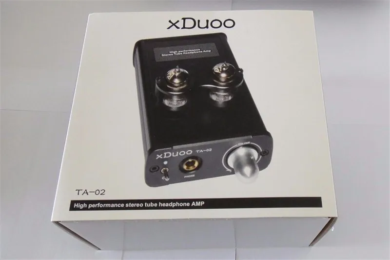 XDuoo TA-02 высокая производительность 6J1x 2 стерео вакуумная трубка Hifi AMP двойной ламповый усилитель класса A буферный усилитель Черный