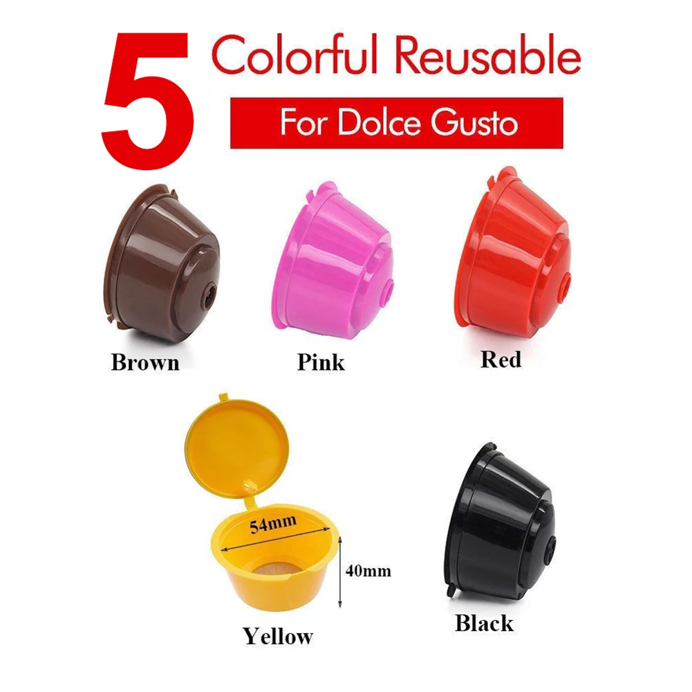 Пластиковый многоразовый кофе фильтр капсула чашка для Dolce Gusto Nescafe
