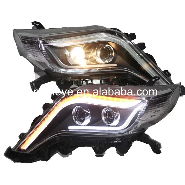 

Для Toyota Prado FJ150 Land Cruiser 2014-2015 год полосы светодиодный фары с линзы проектора Bi Xenon LF