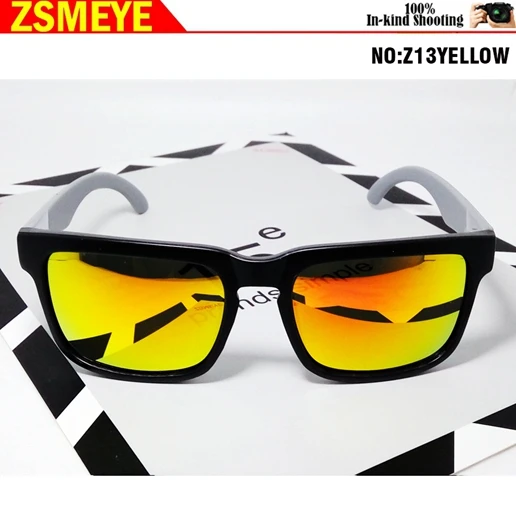 C13 ZSMEYE брендовые высококачественные солнцезащитные очки oculos, солнцезащитные очки, очки, ken block helm lunetes de soleil gafas - Цвет линз: C13