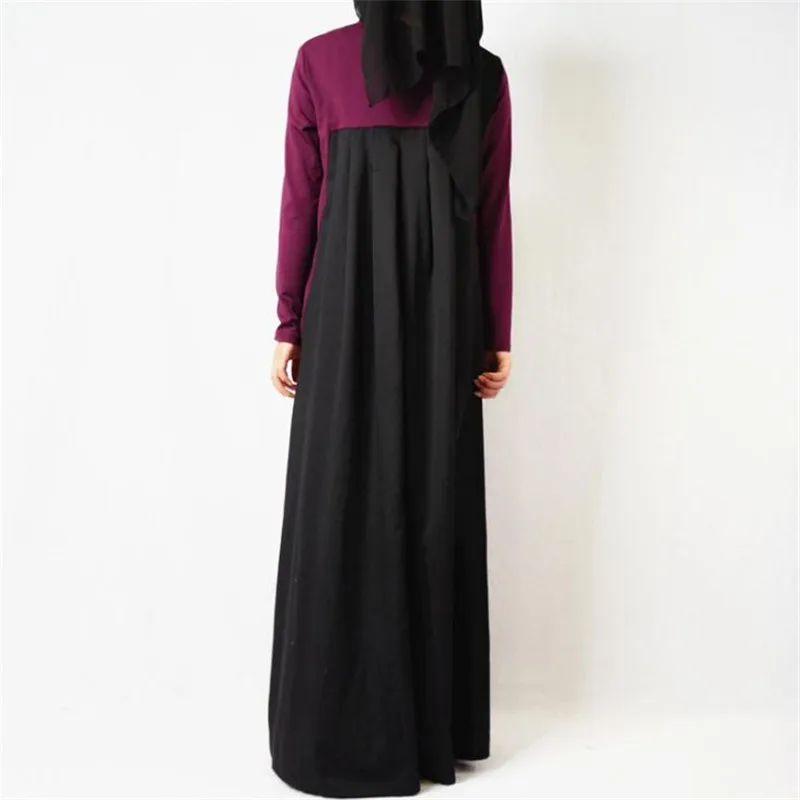 New Fashion Women Abaya Dress Islamic Clothes Elegant Vestido Chiffon Lace Stitching Robe Maxi for Ladies | Тематическая одежда и